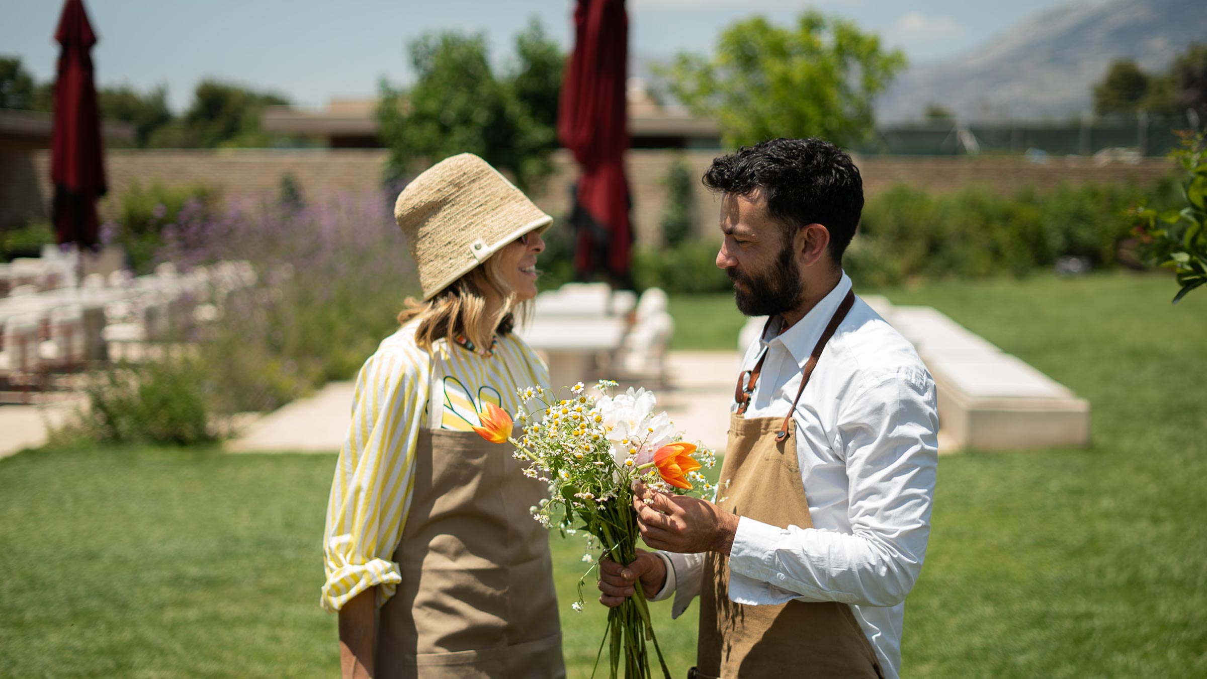 event mira mikati fashion designer flowers colours TATOÏ-CLUB