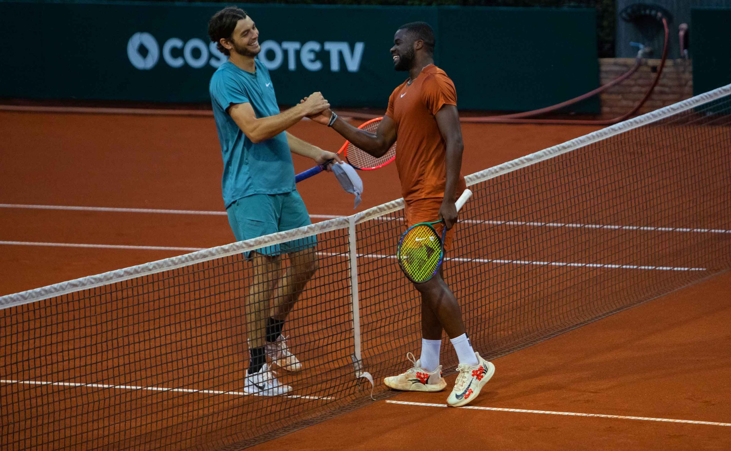 img future stars exhibition match tennis players Taylor Fritz Frances Tiafoz | TATOÏ Club