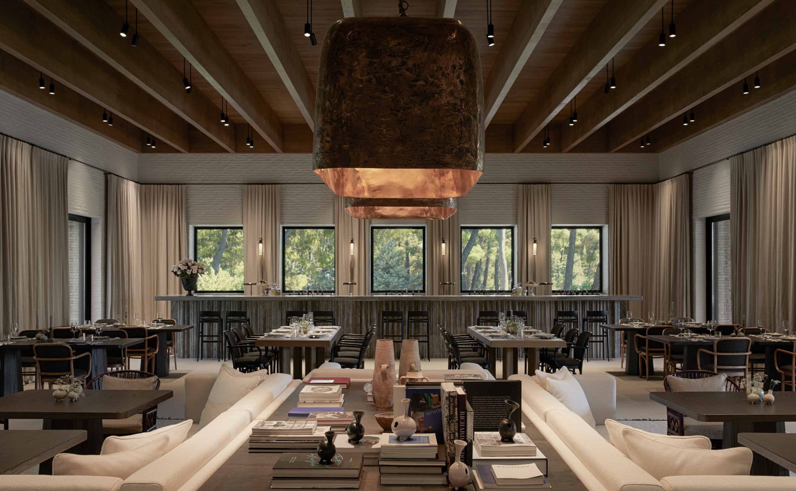 restaurant tables nature bar| TATOÏ Club