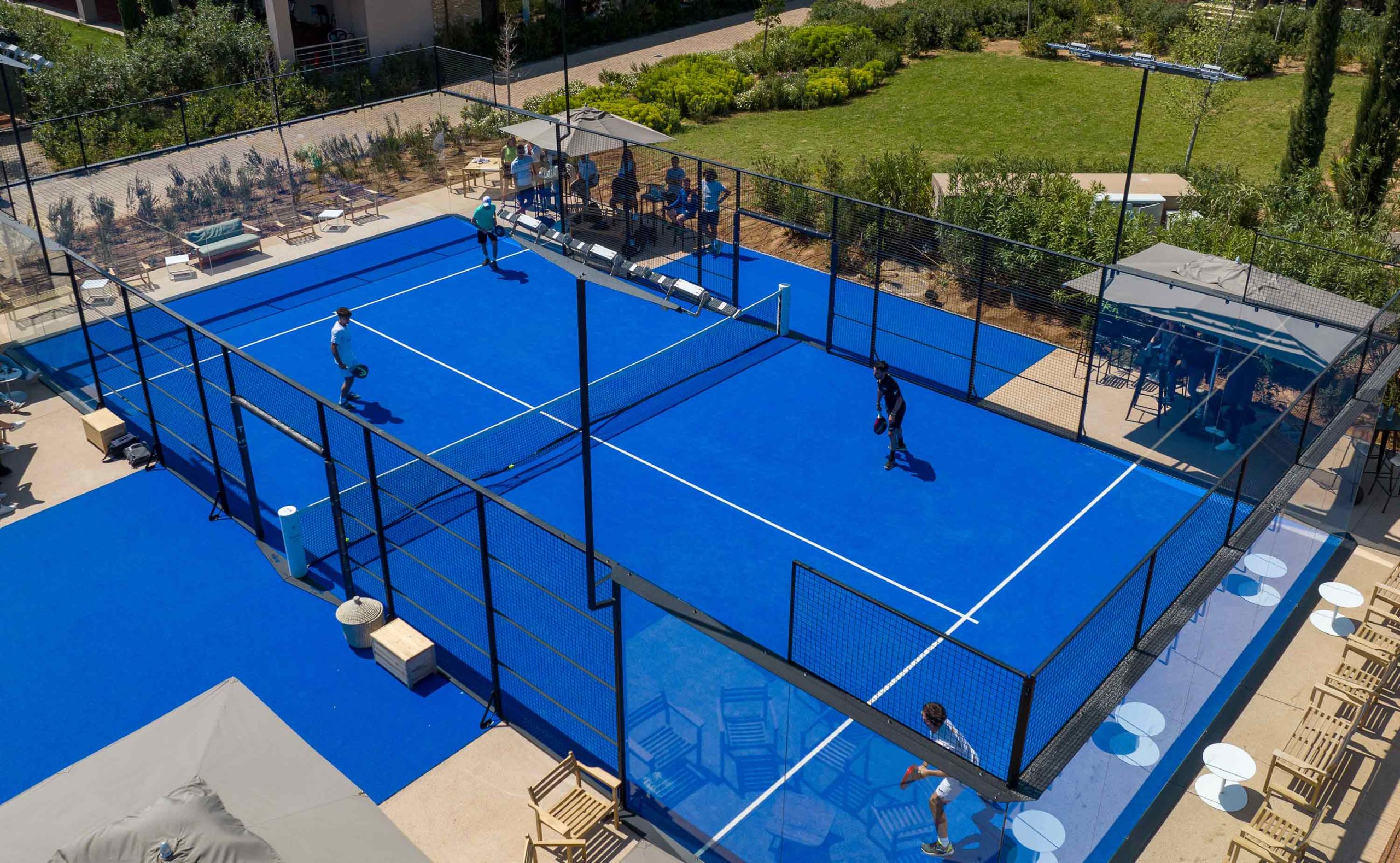 movement pillar padel court TATOÏ-CLUB